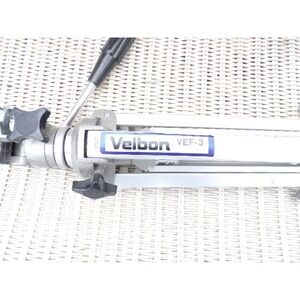 Velbon VEF 3 Tripod Camera Support Silver Aluminum Adjustable Legs